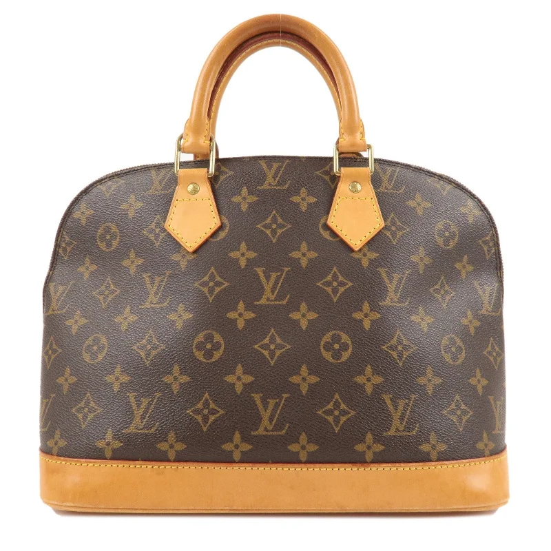 Louis Vuitton Speedy bags in monogram canvas for a classic lookLouis Vuitton Monogram Alma Hand Bag Brown M51130