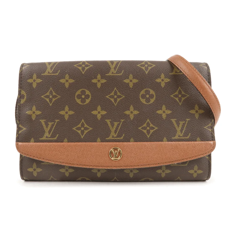 Louis Vuitton crossbody bags with a printed floral pattern for femininityLouis Vuitton Monogram Bordeaux 2Way Bag Shoulder Bag M51797