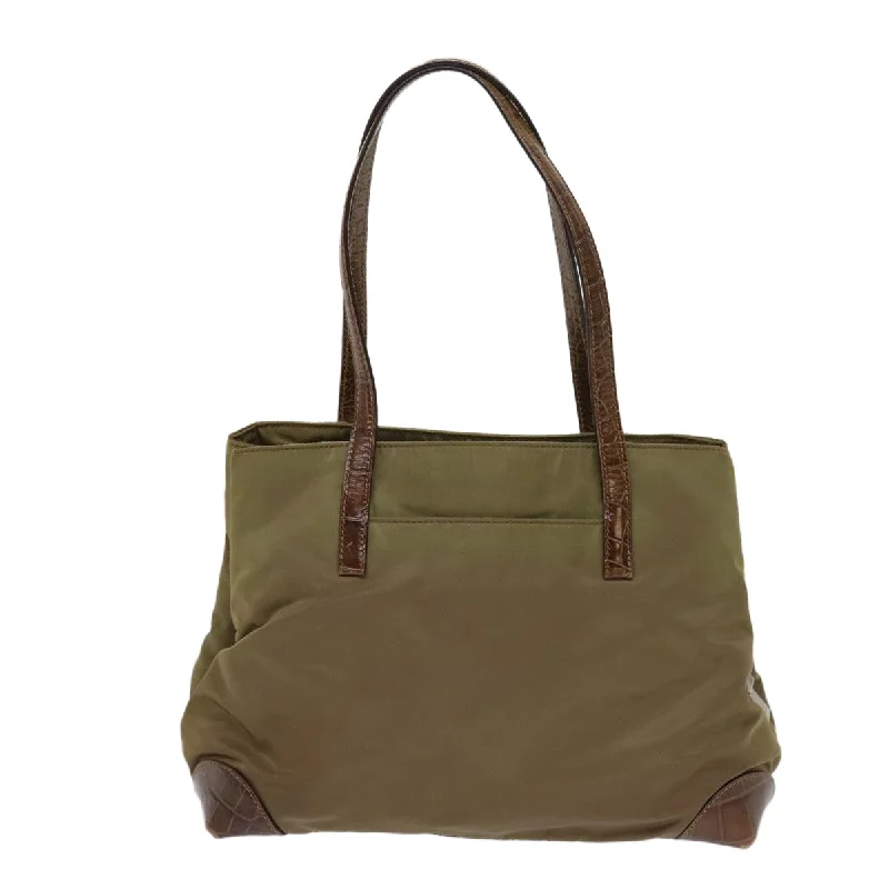 Mini bags for evening outPRADA Shoulder Bag Nylon Khaki  63816