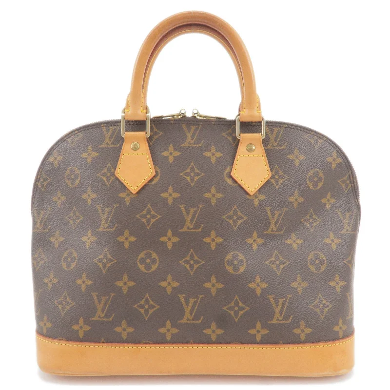 Louis Vuitton tote bags with a double - handle and shoulder - strap optionLouis Vuitton Monogram Alma Hand Bag M51130