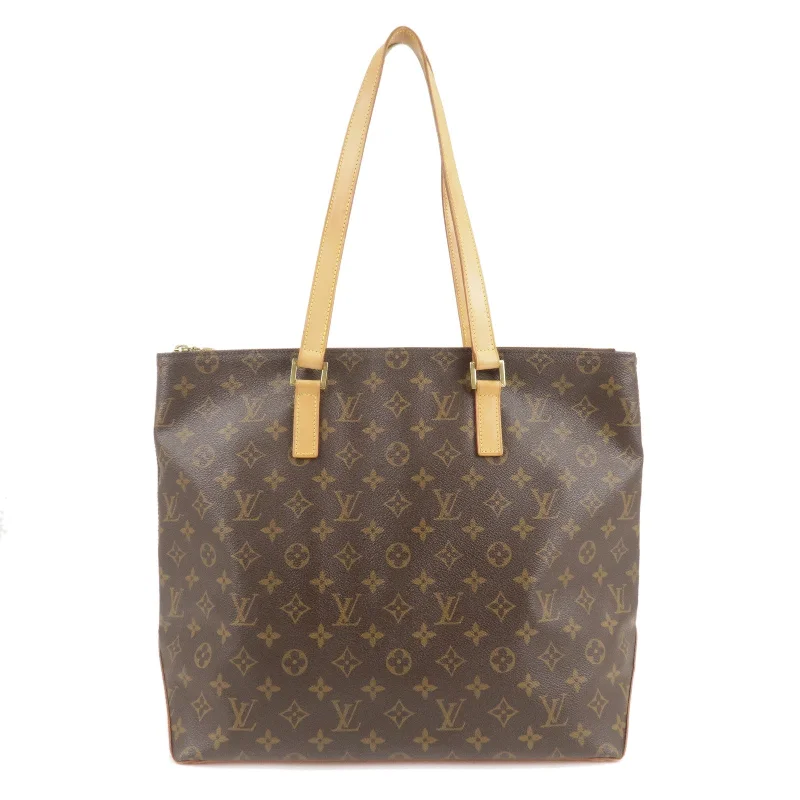 Louis Vuitton Petite Malle bags with a hard - shell structure for uniquenessLouis Vuitton Monogram Cabas Mezzo Tote Bag Brown M51151