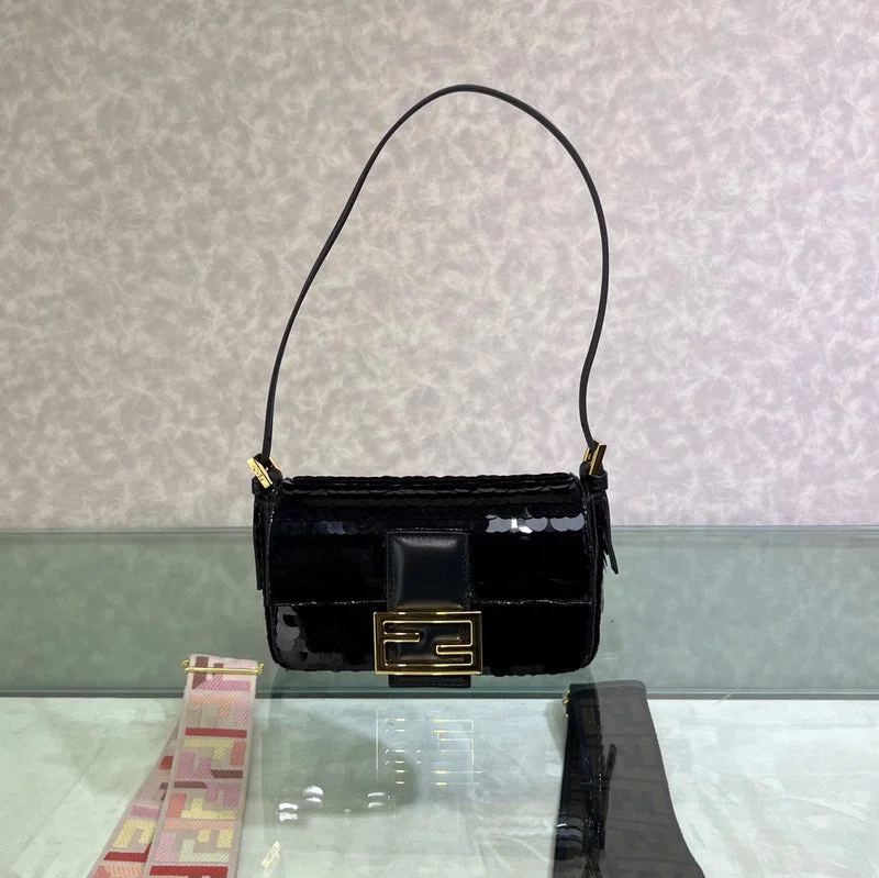 Fendi Baguette bags with a detachable shoulder strap for hands - free convenienceWF - Fendi Bags - 055