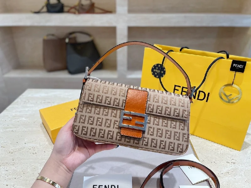 Ladies Fendi Baguette bags with a star - shaped charm for a playful and trendy touchNEW Arrival Bags Fendi 127