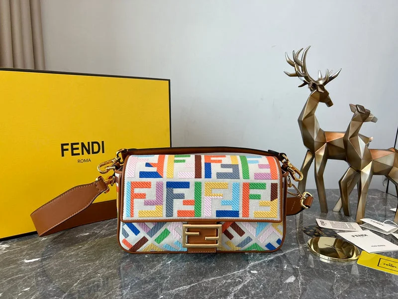 Fendi backpacks with a multi - pocket organization for better functionalityWF - Fendi Bags - 091