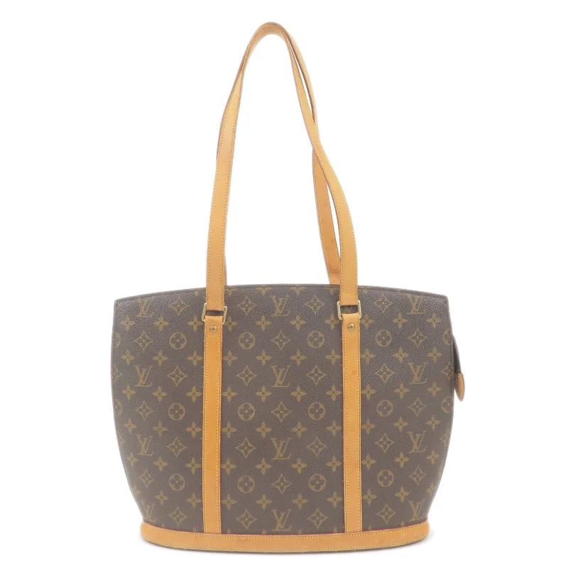 Louis Vuitton handbags with a patent - leather finish for a shiny lookLouis Vuitton Monogram Babylone Shoulder Bag Tote Bag M51102