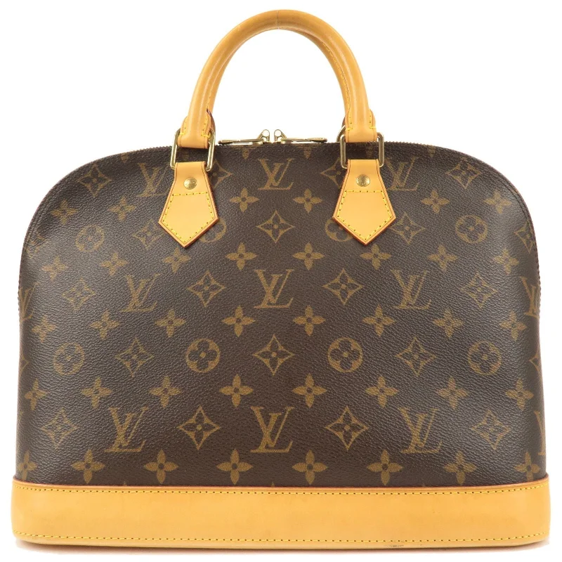 Louis Vuitton crossbody bags with a printed floral pattern for femininityLouis Vuitton Monogram Alma Hand Bag M51130