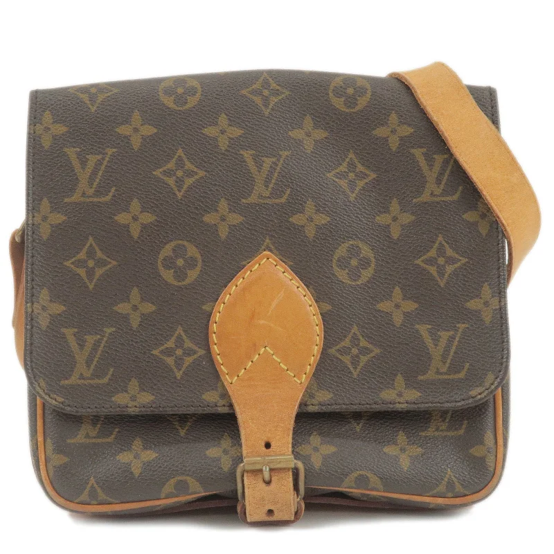 Louis Vuitton crossbody bags with a keychain holder for practicalityLouis Vuitton Monogram Cartouchiere MM Shoulder Bag M51253