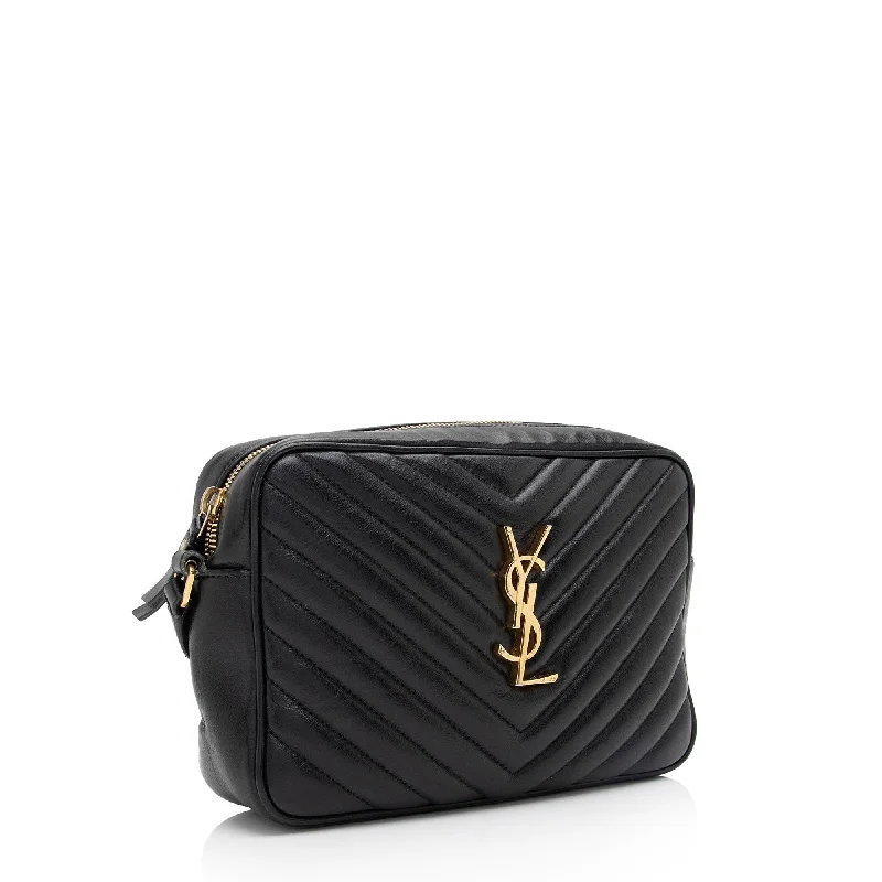 Yves Saint Laurent mini bags with chain strapsSaint Laurent Matelasse Calfskin Monogram Lou Camera Bag WWrnik