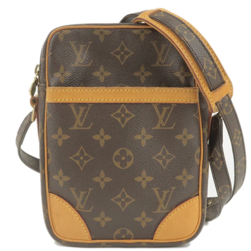 Louis Vuitton handbags with a metal - framed clasp for durabilityLouis Vuitton Monogram Danube Shoulder Bag M45266