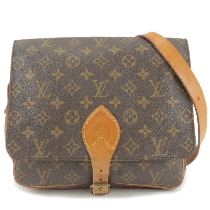 Louis Vuitton bags with a front - zip pocket for small items like keysLouis Vuitton Monogram Cartouchiere 26 Shoulder Bag M51252