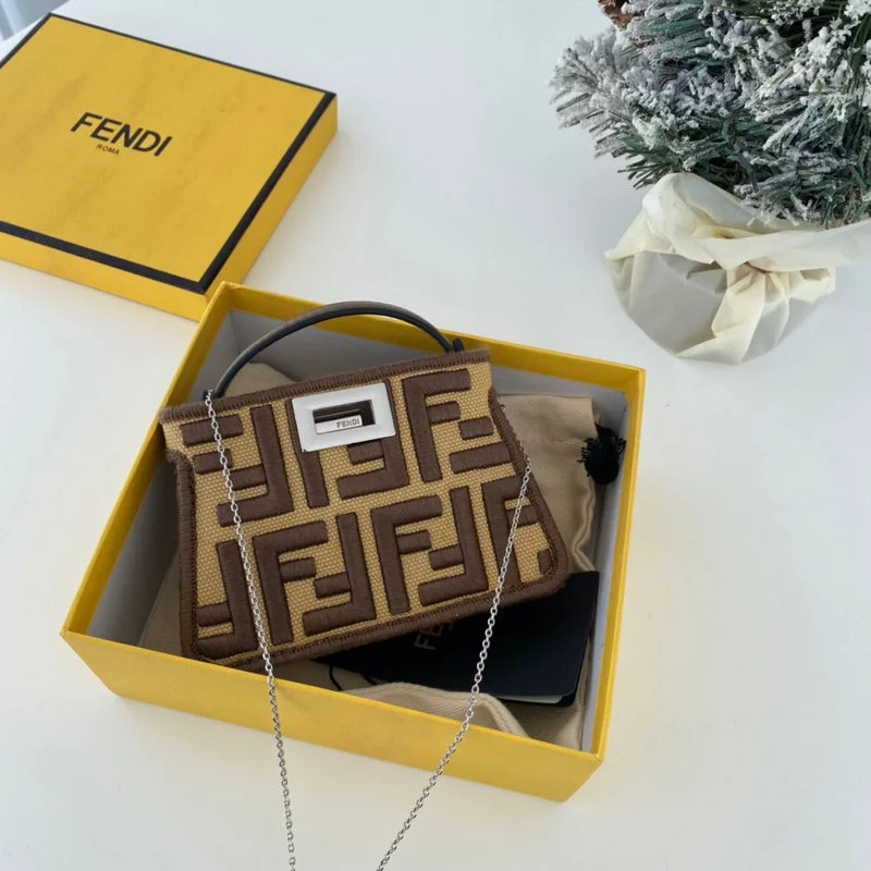 Fendi bags with a detachable sunglass holder for easy access to eyewearWF - Fendi Bags - 068