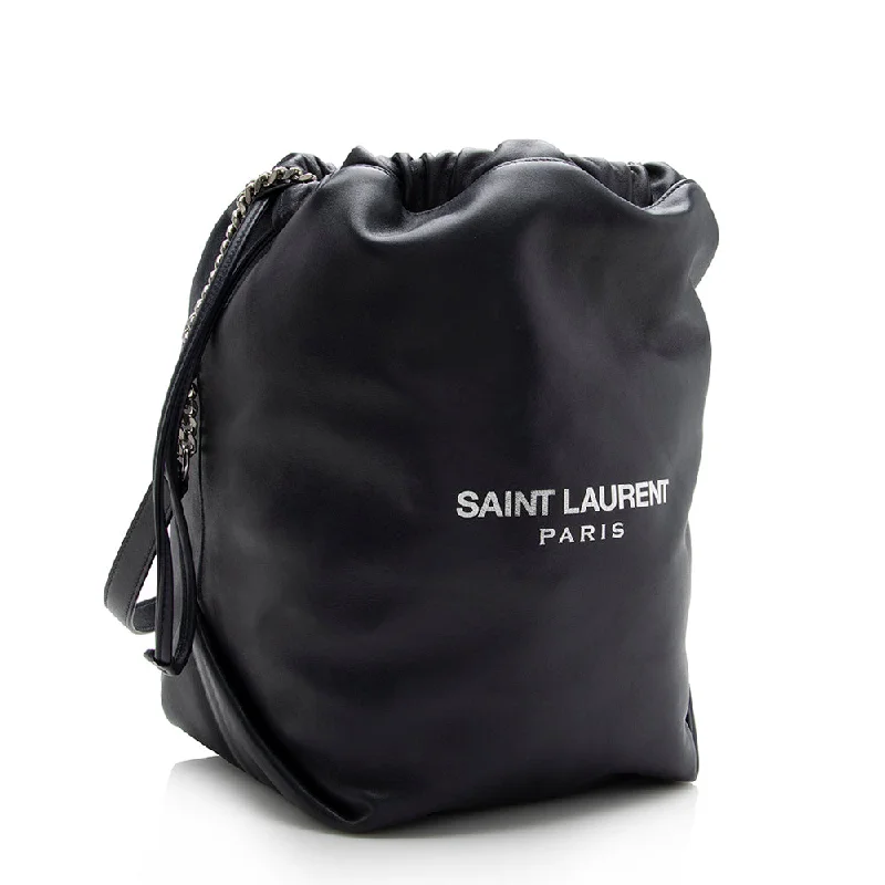 Yves Saint Laurent wallets and matching bagsSaint Laurent Leather Teddy Bucket Bag 15588