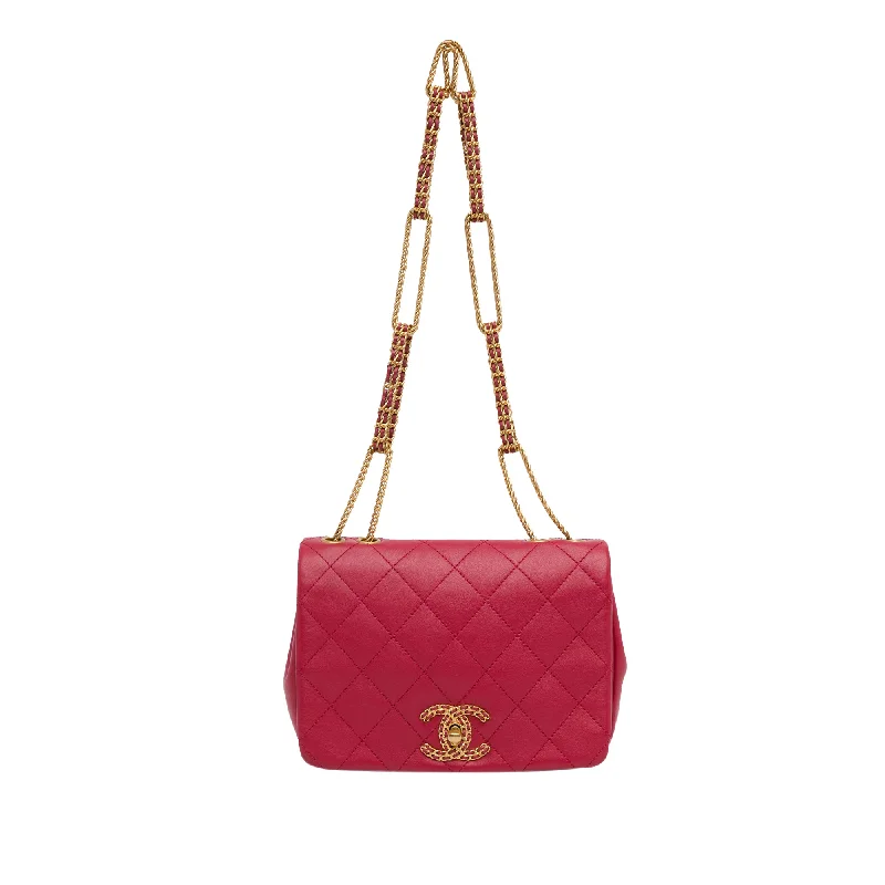 Yves Saint Laurent satchel bags for womenPink Chanel Quilted Lambskin On And On Flap Shoulder Bag