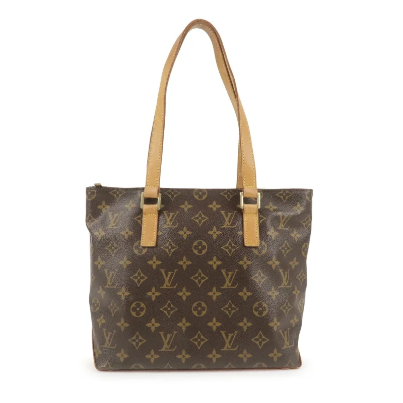 Louis Vuitton tote bags with a water - resistant coating for outdoor useLouis Vuitton Monogram Cabas Piano Tote Bag Shoulder Bag Brown M51148 F/S