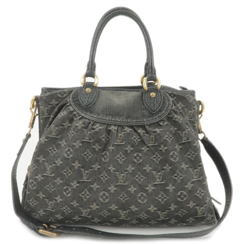 Louis Vuitton Alma bags with a detachable shoulder strap for versatilityLouis Vuitton Monogram Denim Neo Cabby GM 2Way Bag M95352