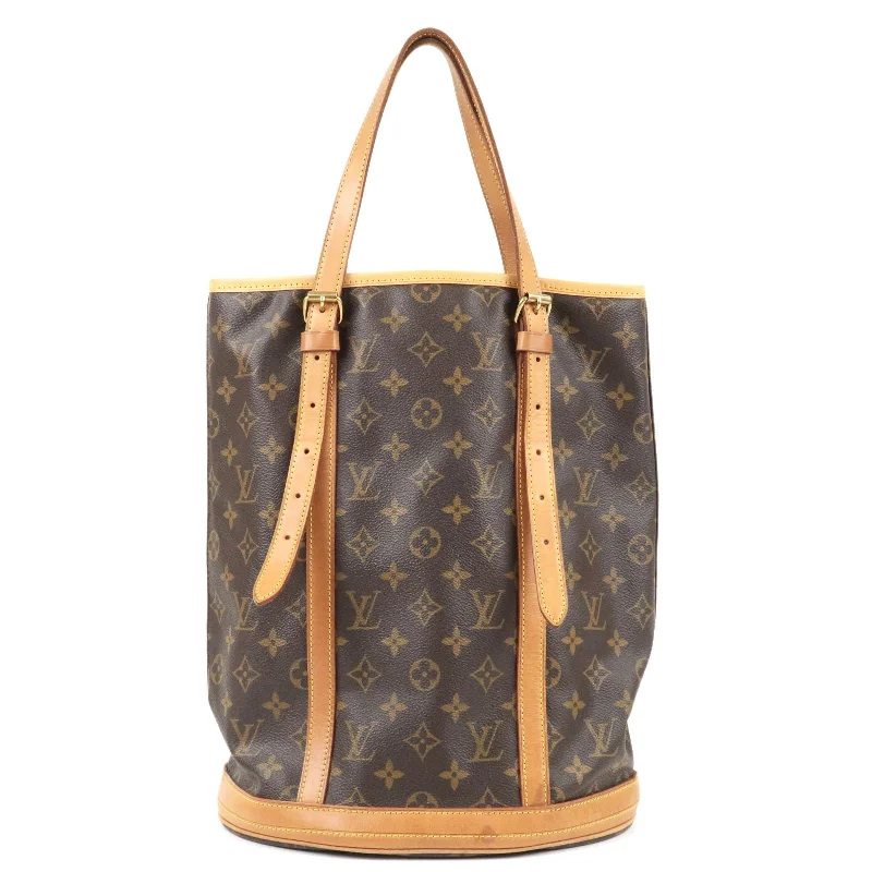 Louis Vuitton Alma bags with a leather - wrapped handle for a luxurious feelLouis Vuitton Monogram Bucket GM Shoulder Bag M42236