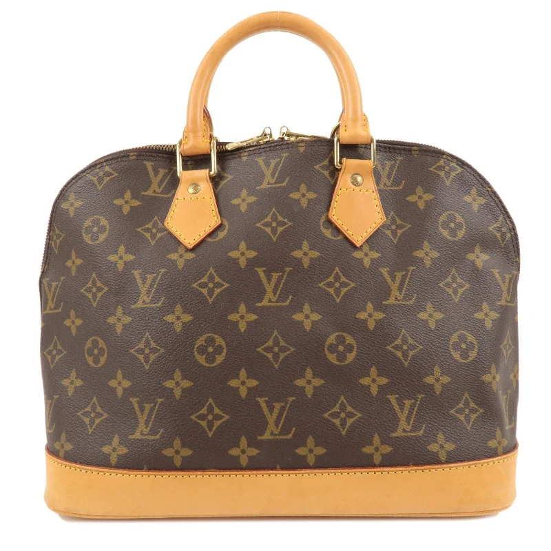 Medium - sized Louis Vuitton tote bags for work and shoppingLouis Vuitton Monogram Alma Hand Bag Brown M51130