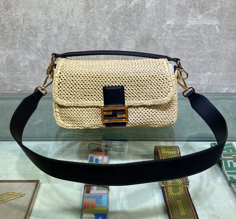 Fendi bags with a zip - top closure and a front - pocket for quick access to keys and cardsWF - Fendi Bags - 090