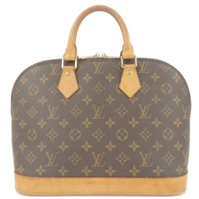 Ladies Louis Vuitton Capucines bags with gold - toned hardwareLouis Vuitton Monogram Alma Hand Bag M51130