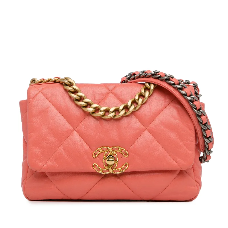 Yves Saint Laurent bags for casual everyday wearPink Chanel Medium Lambskin 19 Flap Satchel