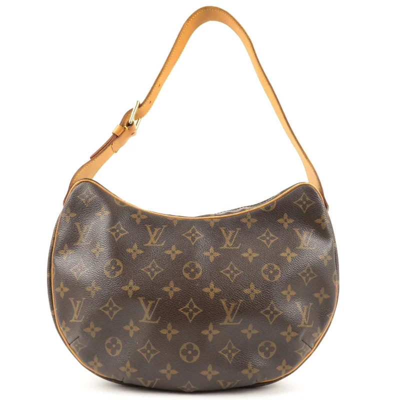 Louis Vuitton bags with a front - flap pocket for quick - access itemsLouis Vuitton Monogram Croissant MM Hand Bag Shoulder Bag M51512