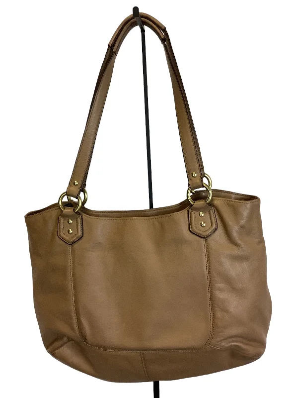 Ladies Coach Tabby bags with a textured leather surface for a more tactile lookHandbag Designer By Coach  Size: Large