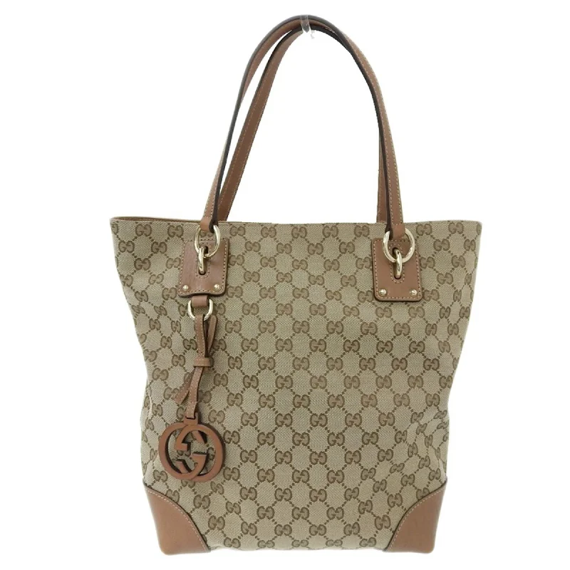 Ladies Gucci handbags with a detachable coin purse insideGucci GG Canvas Handbag Tote Bag Brown 247237 213048