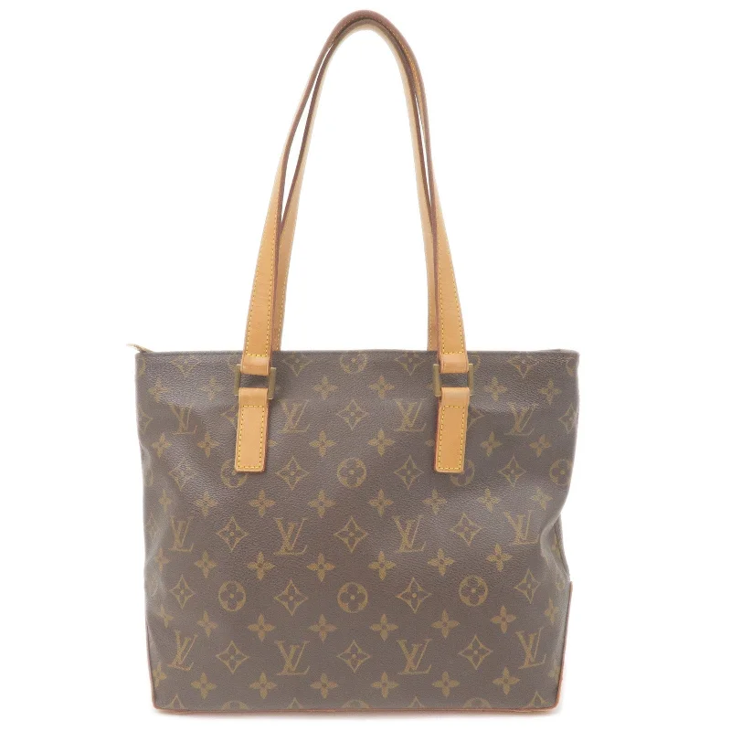 Louis Vuitton handbags with a beaded trim for a touch of glamourLouis Vuitton Monogram Cabas Piano Tote Bag Brown M51148