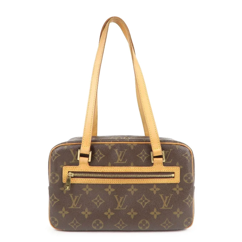 Louis Vuitton Alma bags with a detachable shoulder strap for versatilityLouis Vuitton Monogram Cite MM Shoulder Bag Hand Bag M51182