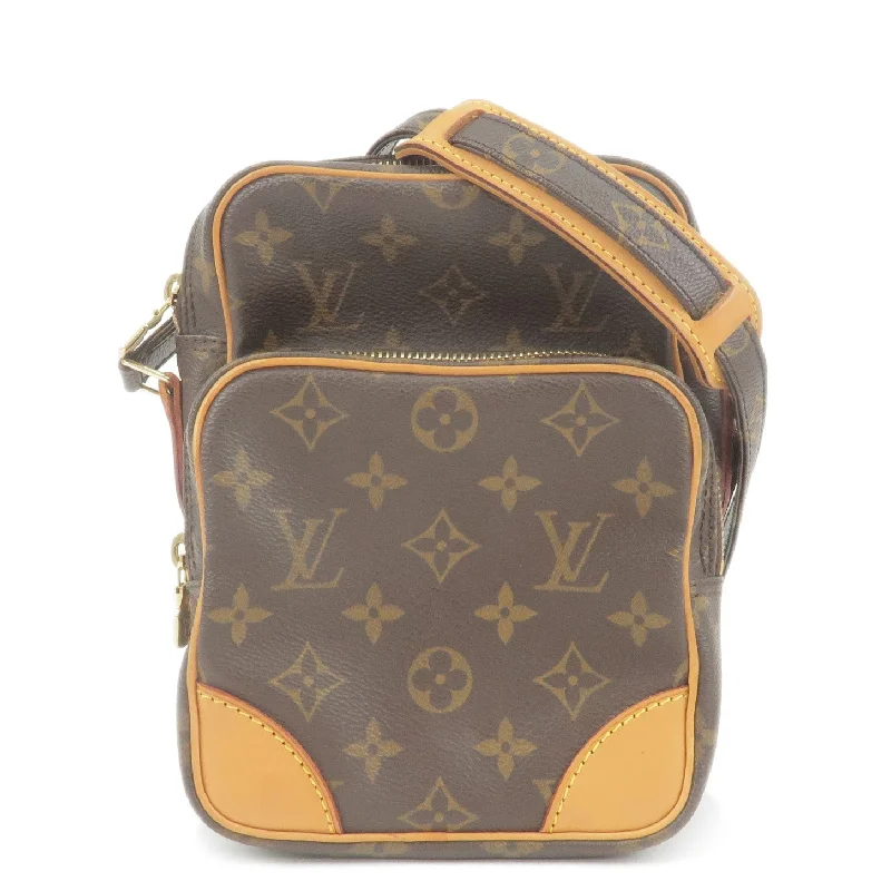 Ladies Louis Vuitton shoulder bags with a tassel decoration for charmLouis Vuitton Monogram Amazone Shoulder Bag M45236