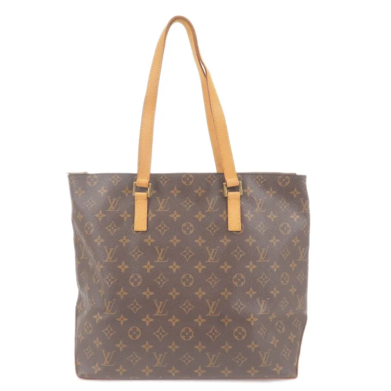 Louis Vuitton Petite Malle bags with a hard - shell structure for uniquenessLouis Vuitton Monogram Cabas Mezzo Tote Bag M51151