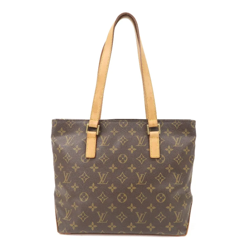 Louis Vuitton crossbody bags with a woven leather strap for textureLouis Vuitton Monogram Cabas Piano Tote Bag Brown M51148