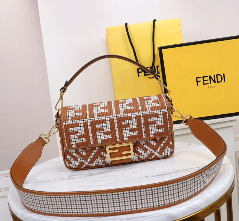 Ladies Fendi shoulder bags with a tassel - decorated zipper for added charm and styleWF - Fendi Bags - 045