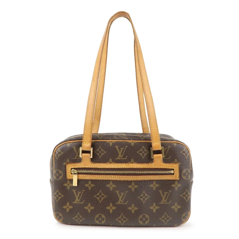 Louis Vuitton bags with a zip - around closure for enhanced securityLouis Vuitton Monogram Cite MM Shoulder Bag Hand Bag M51182