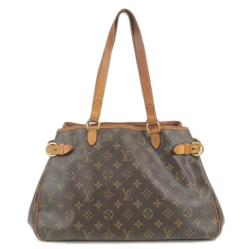 Louis Vuitton tote bags with a printed LV logo on the front for brand visibilityLouis Vuitton Monogram Batignolles Horizontal Tote Bag M51154