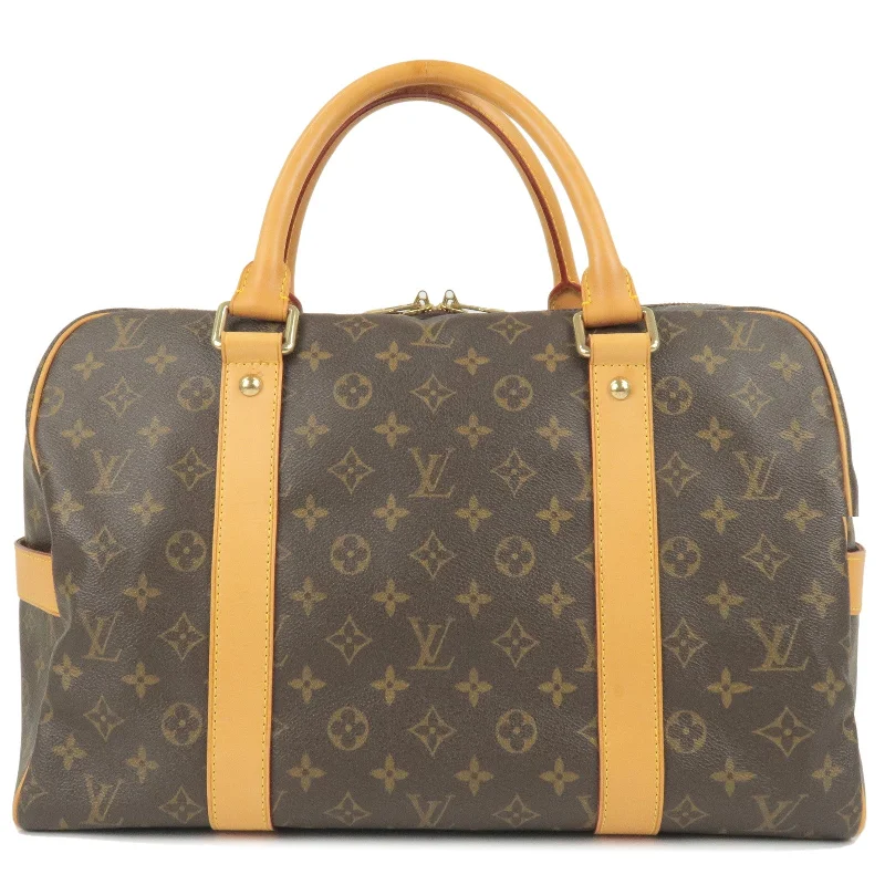 Ladies Louis Vuitton handbags with a detachable coin purse insideLouis Vuitton Monogram Carry All Hand Bag Boston Bag M40074