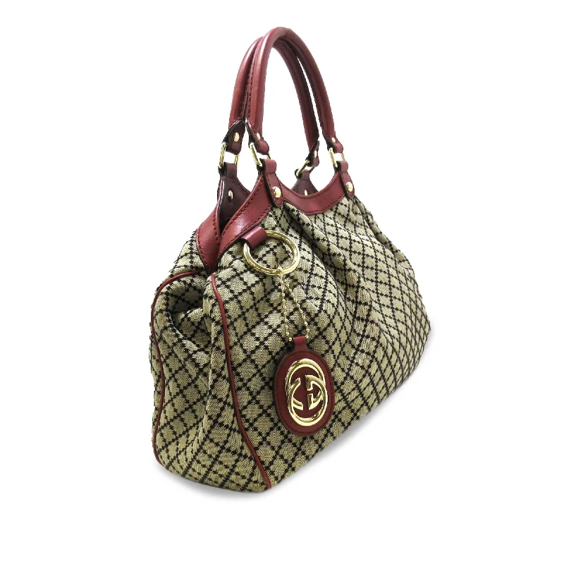 Gucci handbags for women with a metal - framed claspGucci Diamante Sukey Tote Bag (xsUEnX)