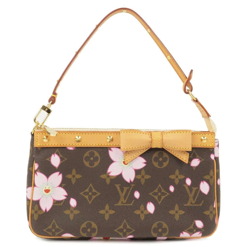 Louis Vuitton Twist bags with the iconic LV - turnlock closureLouis Vuitton Monogram Cherry Blossom Pochette Accessoires M92006