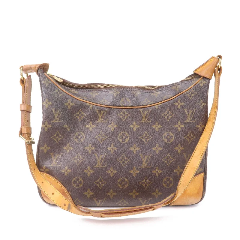 Ladies Louis Vuitton shoulder bags with a single - handle silhouetteLouis Vuitton Monogram Boulogne 30 Shoulder Bag M51265