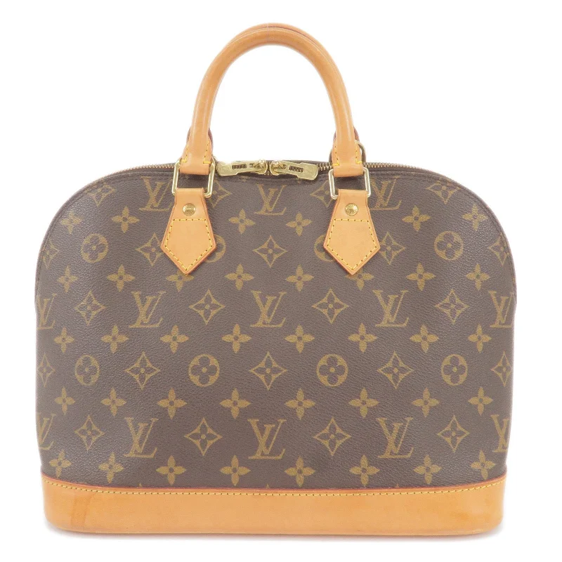 Louis Vuitton crossbody bags in a bold red color for a statementLouis Vuitton Monogram Alma Hand Bag M51130