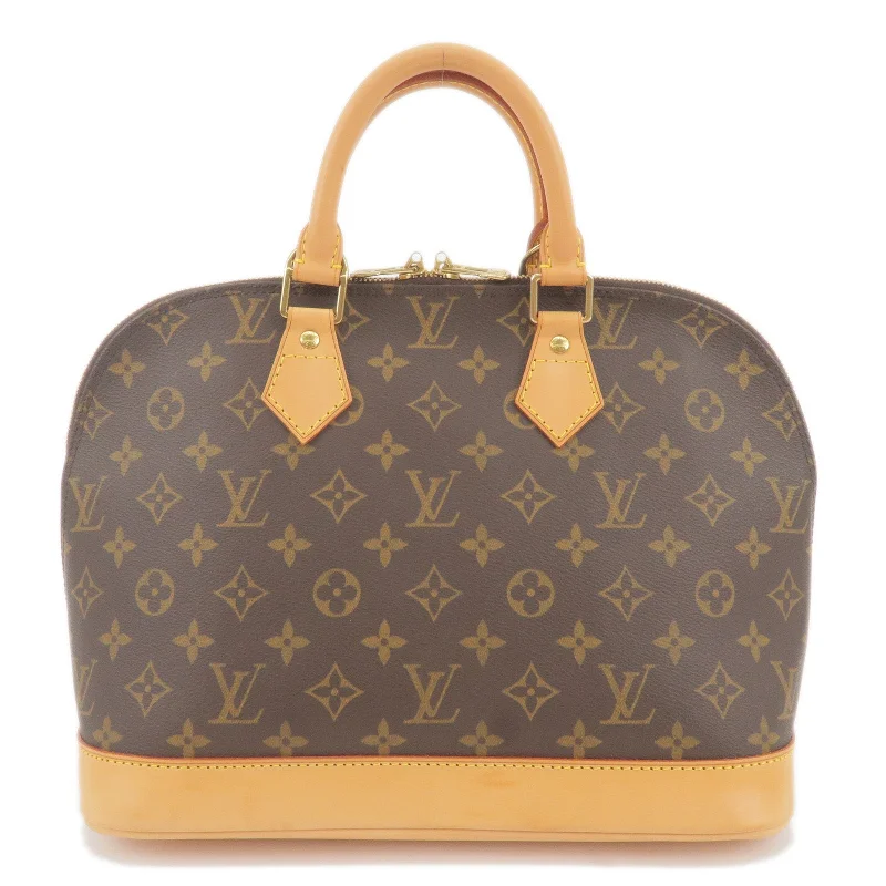 Louis Vuitton handbags with a beaded trim for a touch of glamourLouis Vuitton Monogram Alma Hand Bag M51130