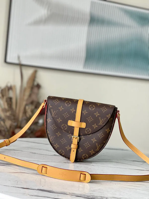 Louis Vuitton bags with a snap - button closure and a decorative charm for styleBC - LOUIS VUITTON BAGS - 1081