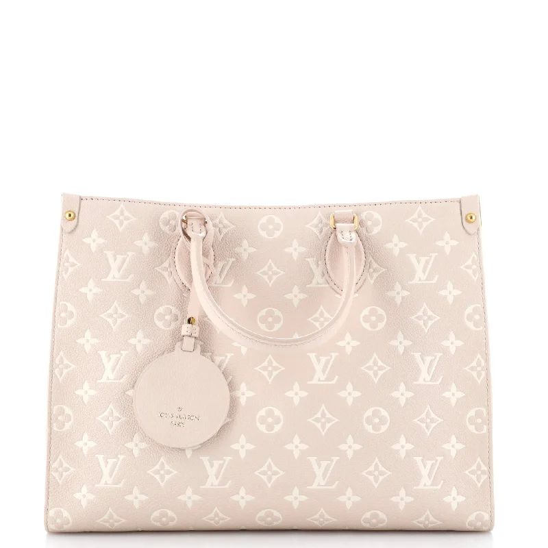 Designer bags with top handlesOnTheGo Tote Spring in the City Monogram Empreinte Leather MM