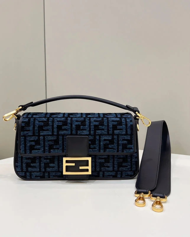 Fendi handbags with a metallic - finish FF logo for a bold and glamorous lookWF - Fendi Bags - 050