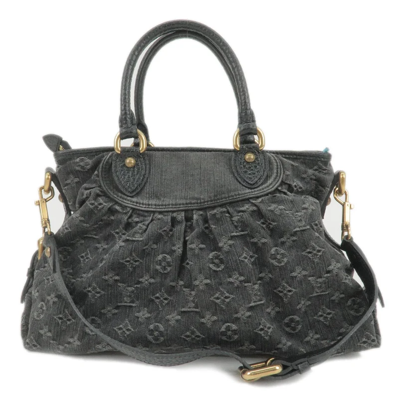 Louis Vuitton Alma bags featuring the signature top - handle designLouis Vuitton Monogram Denim Neo Cabby MM 2Way Bag M95351