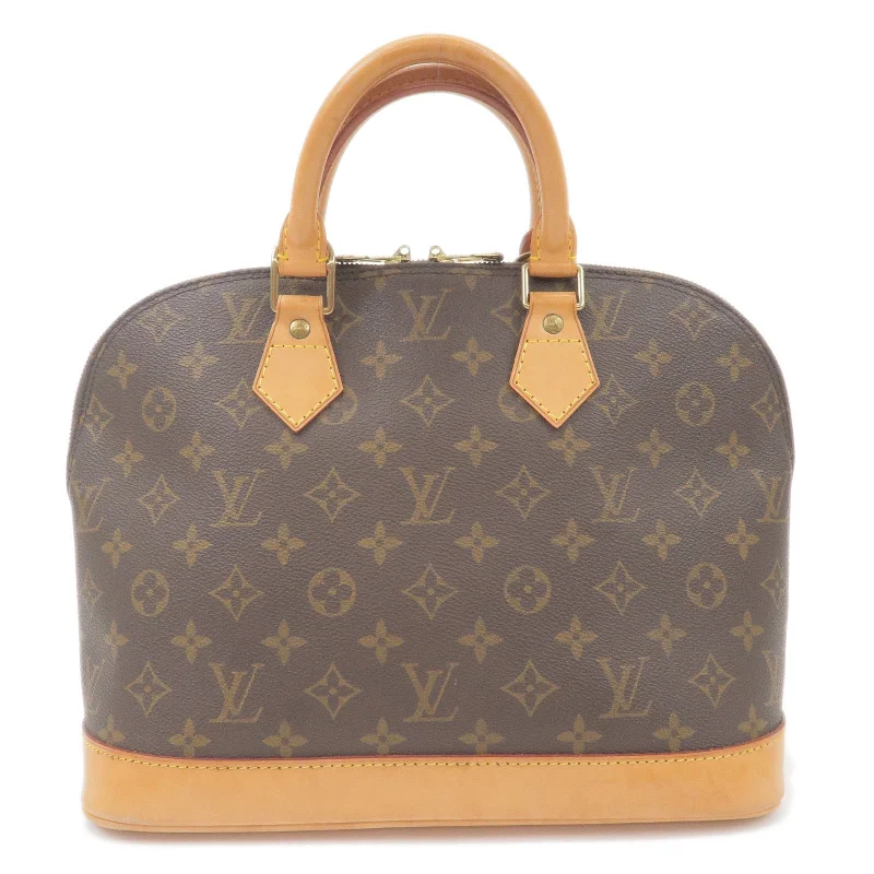 Louis Vuitton tote bags with a printed LV logo on the front for brand visibilityLouis Vuitton Monogram Alma Hand Bag M51130