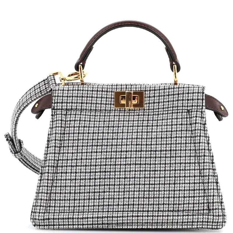 Best bags for business tripsPeekaboo ISeeU Bag Houndstooth Wool Petite