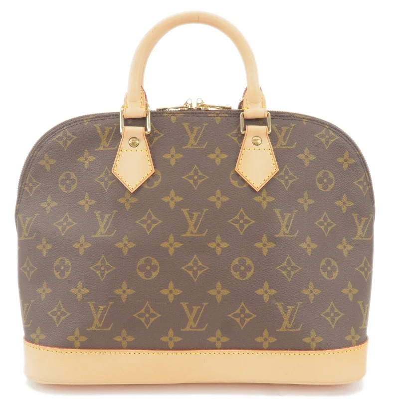 Louis Vuitton Alma bags with a detachable shoulder strap for versatilityLouis Vuitton Monogram Alma Hand Bag M51130