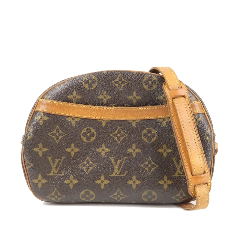 Louis Vuitton Alma bags with a monogram - embossed leather surfaceLouis Vuitton Monogram Blois Crossbody Shoulder Bag M51221