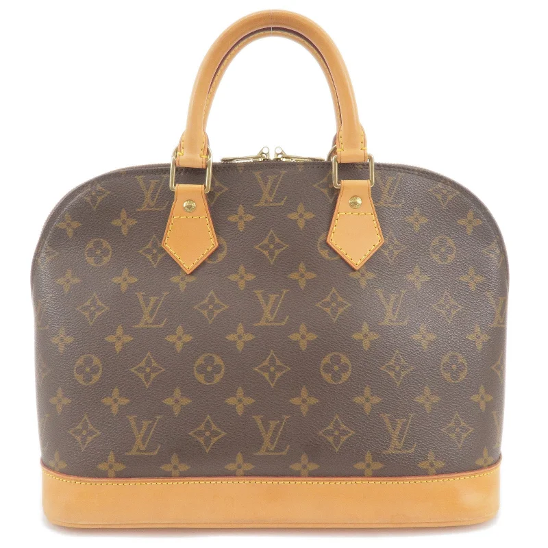 Louis Vuitton handbags with a metal - framed clasp for durabilityLouis Vuitton Monogram Alma Hand Bag M51130